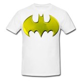 Tricou &quot; Batman yellow logo &quot;