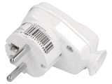 Conector Alimentare AC Mufă 2P PE Alb 250V 16A