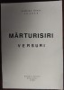 DUMITRU MARIA TOADER: MARTURISIRI + VERSURI (ED.NISTRU/BRUXELLES 1989/TIRAJ 500)