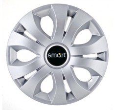 Set 4 Capace Roti Autohelix MSA&reg; potrivite jantelor de 14 inch, Compatibil Cu Smart, model Top Gray