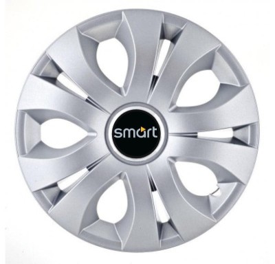 Set 4 Capace Roti Autohelix MSA&amp;reg; potrivite jantelor de 14 inch, Compatibil Cu Smart, model Top Gray foto