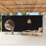 Gossi copertina laterala retractabila de terasa, negru, 220x600 cm