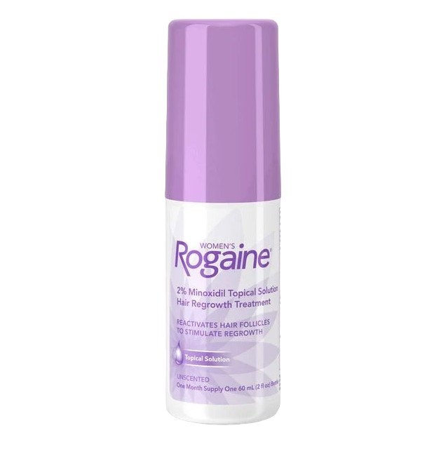 Rogaine Minoxidil 2% Solutie pentru femei, Tratament &icirc;mpotriva căderii părului, 1 luna