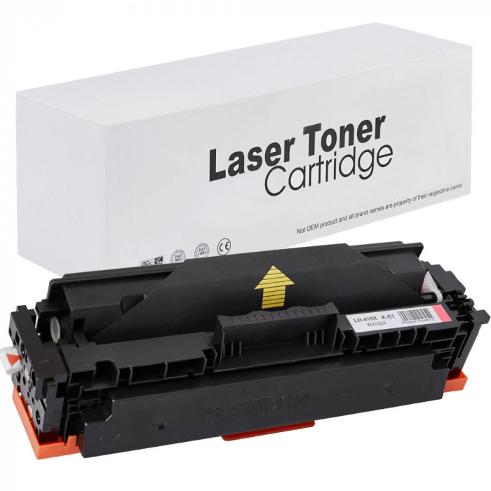 Toner de imprimanta pentru HP , W2033X / CRG055 , no chip , magenta , 6000 pagini , neutral box