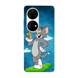 Husa compatibila cu Huawei Nova 9 model Tom And Jerry Friends, Silicon, TPU, Viceversa, Transparent, Carcasa