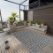 Gossi covor de exterior, negru, 140x200 cm, pp