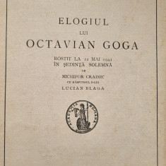 Ovidiu Papadima - Neam, sat, oras in poezia lui Octavian Goga 1942. Fundatia..