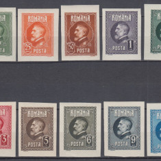 ROMANIA 1926 LP 74 a A 60 a ANIVERSARE A REGELUI FERDINAND SERIE NEDANTELATA MNH