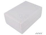 Carcasa universala TEKO TEKMAR ABS gri deschis 133x188x75mm fixare PCB