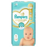 Scutece Premium Care Nr.1 pentru 2-5 kg, 50 bucati, Pampers