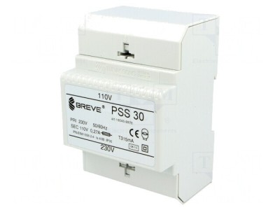 Transformator de Alimentare 30VA 230VAC 110V pentru Șină DIN foto
