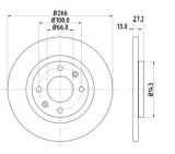 MTR 12108539 Disc frana