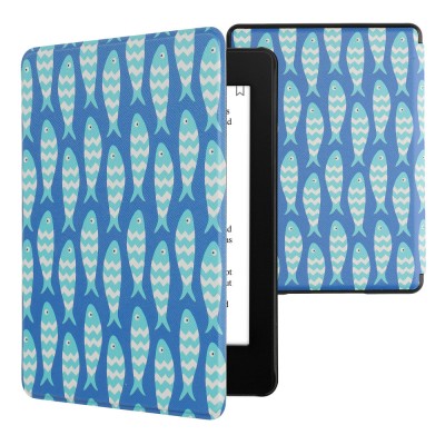 Husa Kwmobile pentru Amazon Kindle Paperwhite 11, Multicolor, Piele ecologica, KWM000017FL018C foto