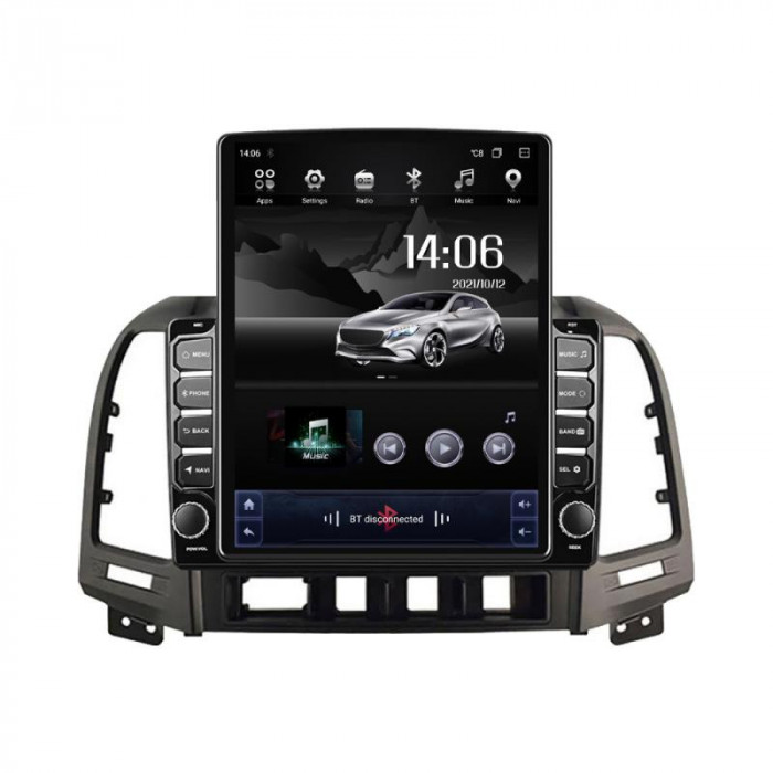 Navigatie dedicata Hyundai Santa Fe 2007-2012 G-008 ecran tip TESLA 9.7&quot; cu Android Radio Bluetooth Internet GPS WIFI 4+32GB DS CarStore Technology