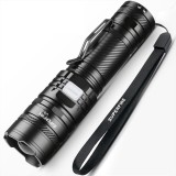 Lanterna LED Superfire V8-S, 2000lm, 300M, 5200mAh, Zoom, incarcare USB-C, 36W, Supfire