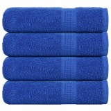 Gossi prosoape de baie, frogn, 4 buc., albastru, 100x150 cm, 360 g/m2
