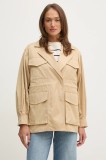 Sisley geaca culoarea bej, de tranzitie, 22KVLN05I