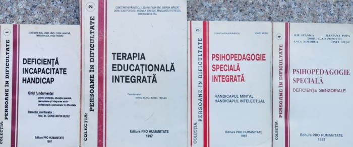 Pachet Carti Colectia Persoane In Dificultate - Constantin Rusu Ionel Musu Constantin Paunescu Ili, H230