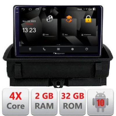 Navigatie Audi Q3 2011-2018 Android Ecran 720P Quad Core 2+32 carplay android auto CarStore Technology foto