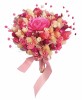 Buchet de Flori Personalizabil Eventissimi - Plante Uscate, Mic, Predominant Roz, Eventissimi&reg;