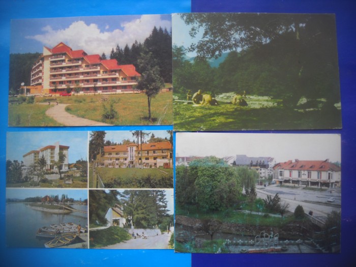 HOPCT LOT 2313 STATIUNEA COVASNA -4 CARTI POSTALE-CIRCULATE