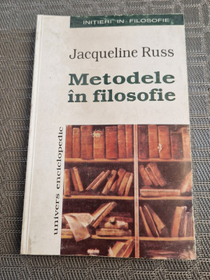 Metodele in filosofie Jacqueline Russ foto