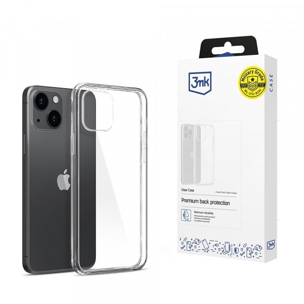 Husa pentru Apple iPhone 15, 3MK, Clear, Transparenta