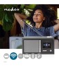 Radio cu internet FM Bluetooth telecomanda 18W negru Nedis