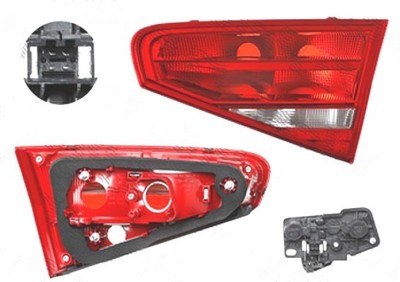 Stop spate lampa Audi A4/S4 (B8), 11.2011-12.2015 Model Sedan, spate, Dreapta, partea interioara; P21W+W16W; cu suport becuri, HELLA foto