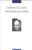 Declaratie de iubire - Gabriel Liiceanu