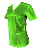 Cumpara ieftin Halat Medical Pe Stil, Verde Lime, Model Classic - L