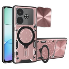 Husa Xiaomi Redmi 13 Techsuit CamGuard Pro, roz auriu foto