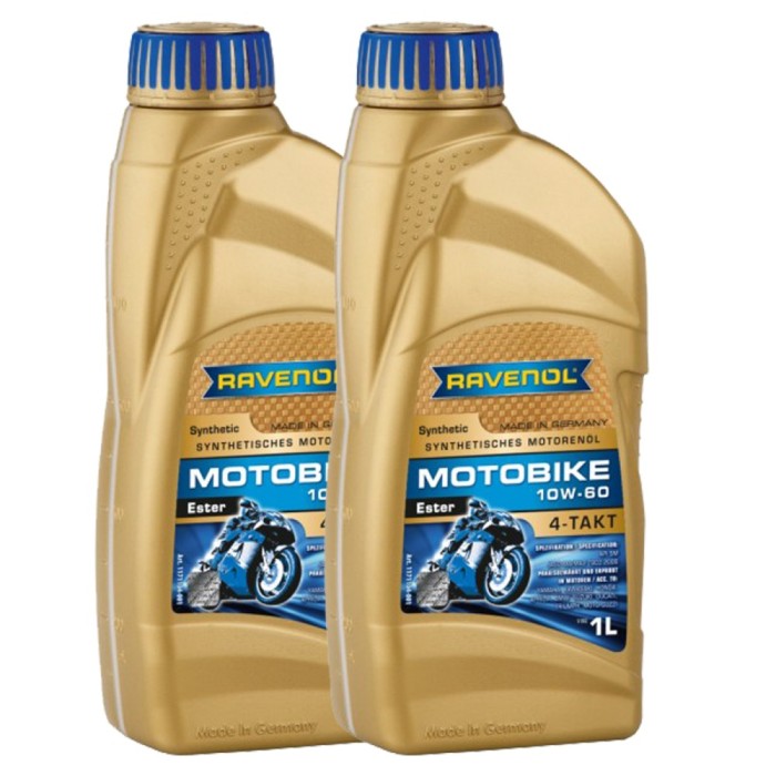 Pachet 2 litri ulei Ravenol Motobike 4T Ester 10W60