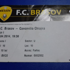 Bilet FC Brasov - Concordia Chiajna