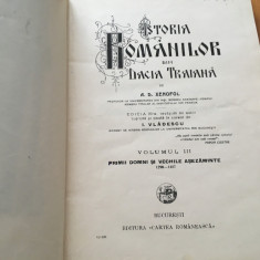 XENOPOL ISTORIA ROMANILOR DIN DACIA TRAIANA VOL.I DACIA ANTE-/ROMANA EDITIA 1929