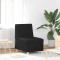 vidaXL Unitate Sofa Modulară Fără Brațe Negru 55 x 74 x 82 cm 4108494