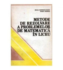 Eremia Georgescu Buzau, Eugen Onofras - Metode de rezolvare a