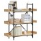 vidaXL Bibliotecă 3 niveluri, stejar sonoma, 100x33x108,5 cm lemn