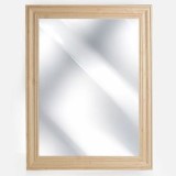 Oglinda de perete din lemn, 63x83cm, maro, montare verticala, CMCLASS