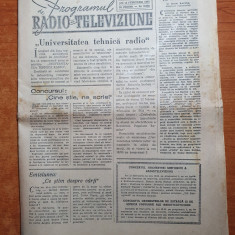 programul radio si televiziune 14 februarie 1963-contine programul 17-23 febr.