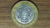 Mexic - moneda de colectie bimetal cu centru argint 925 - 10 pesos 1993 - f interesanta!, America Centrala si de Sud