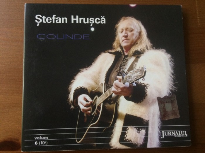 stefan hrusca colinde 2009 cd disc muzica pentru sarbatori folk usoara de colectie jurnalul national nr. 6/106 VG++/NM