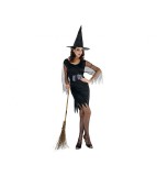 Costum Vrajitoare pentru Adulti, Rochie si Curea Marime Universala