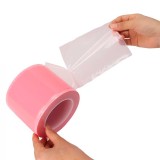 Folie Protectie Aparatura Roz, Autoadeziva, 180m, Rola 1200 buc, 10x15cm, Film Protectie Universal