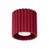 Plafonieră Aura 1 Burgundy Gu10