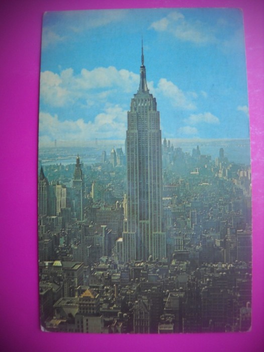 HOPCT 7745 EMPIRE STATE BUILDING - NEW YORK CITY -STAMPILOGRAFIE/FRANCATURA-SUA-AMERICA DE NORD -CIRCULATA