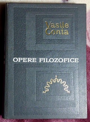 Opere filozofice - Vasile Conta foto