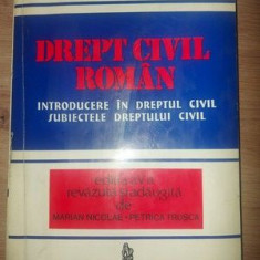 Drept civil roman Introducere In Dreptul Civil. Subiectele Dreptului Civil- Gheorghe Beleiu
