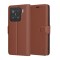 Husa pentru Xiaomi 15, Techsuit, Leather Folio, Maro