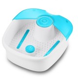 Aparat de masaj pentru picioare Ecomed FS-70E Foot Spa, Putere 60W, Picioare din cauciuc anti-alunecare, Dimensiune de pana la 44 picioare, Albastru, Medisana